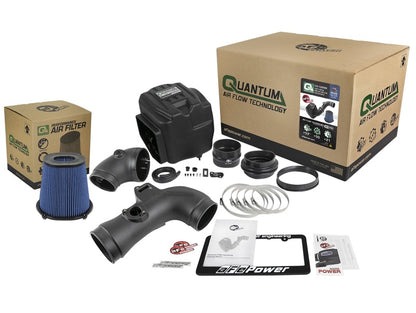 aFe Quantum Pro 5R Cold Air Intake System 11-16 GM/Chevy Duramax V8-6. 53-10006R Photo - Unmounted