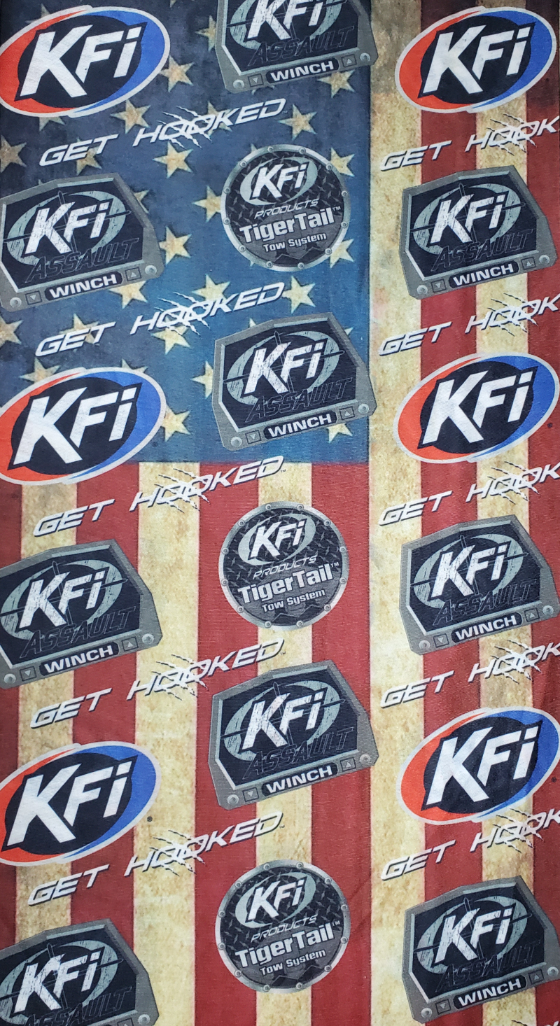 KFI Kfi Face Mask Flag With Logo FM-CLR