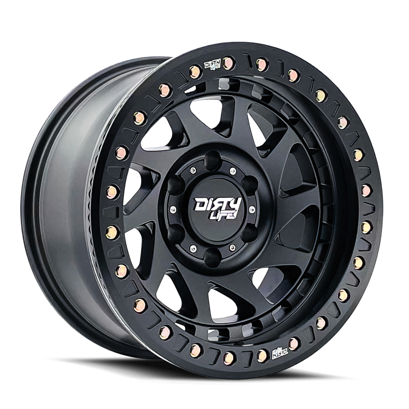 Dirty Life 9313 Enigma Race 17x9 / 5x127 BP / -12mm Offset / 78.1mm Hub Matte Black Wheel 9313-7973MB12 9313-7973MB12 Photo - Primary