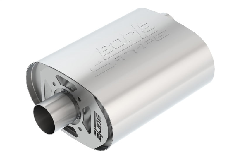 Borla CrateMuffler Ford Coyote 5.0L S-Type 2.5in Offset/Center 12inx6inx10.34in Muffler 400855 400855 Photo - Primary