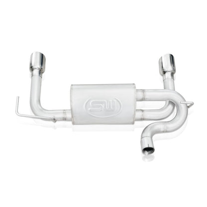 Stainless Works 2007-17 Jeep Wrangler Axleback Exhaust JPJKAB JPJKAB Photo - Unmounted