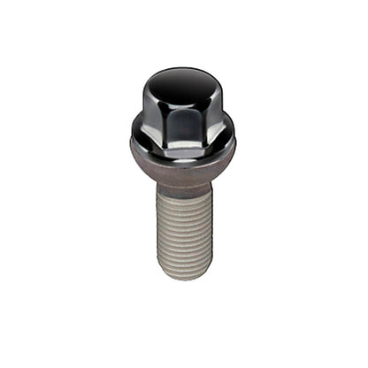 McGard Hex Lug Bolt (Radius Seat) M14X1.5 / 17mm Hex / 28.1mm Shank Length (Box of 50) - Black 69820BK 69820BK Photo - Primary