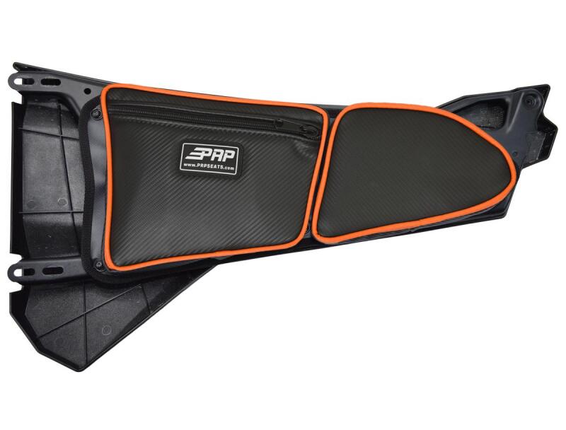 PRP Seats PRP Polaris RZR Front Door Bag with Knee Pad (Passenger Side)- Black E37-210 E37-210 Photo - Close Up