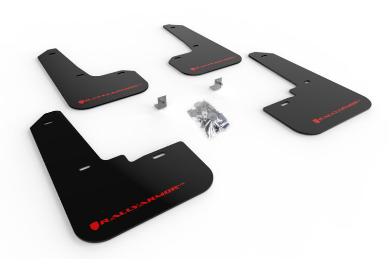 Rally Armor 20+ Subaru Legacy UR Black Mud Flap w/ Red Logo MF64-UR-BLK/RD MF64-UR-BLK/RD Photo - Primary