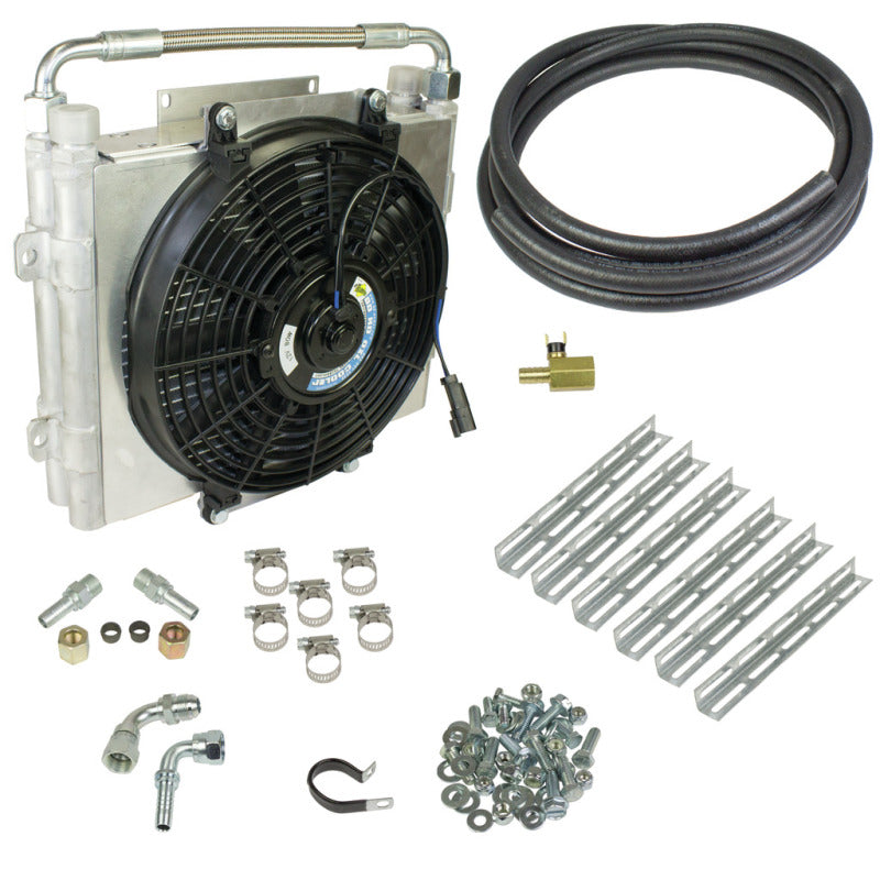 BD Diesel Xtrude Double Stacked Transmission Cooler Kit - Universial 5/8in Tubin 1030606-DS-58 Photo - Primary