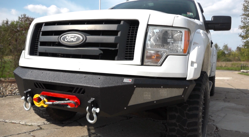 Fishbone Offroad 09-14 Ford F150 Front Bumper - Black FB22347 FB22347 Photo - lifestyle view