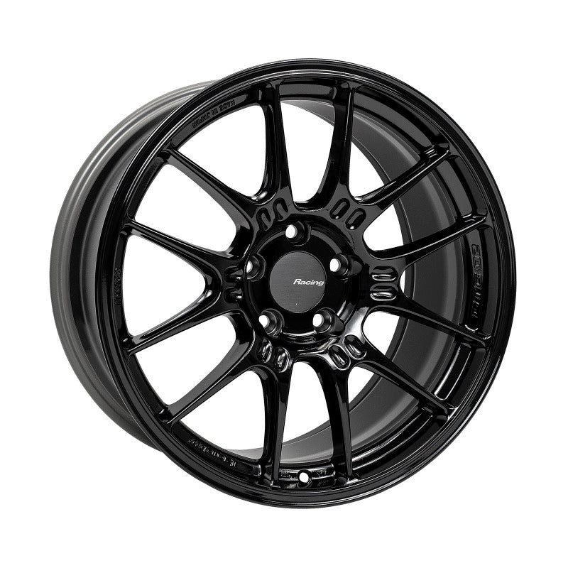 Enkei GTC02 18x9.5 5x114.3 40mm Offset 75mm Bore Gloss Black Wheel 534-895-6540GB 534-895-6540GB Photo - Primary