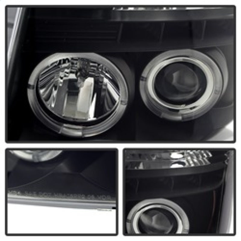 Spyder Nissan Titan 04-14 Projector Headlights LED Halo LED Blk Smke PRO-YD-NTI04-HL-BSM 5078605 5078605 Photo - Unmounted