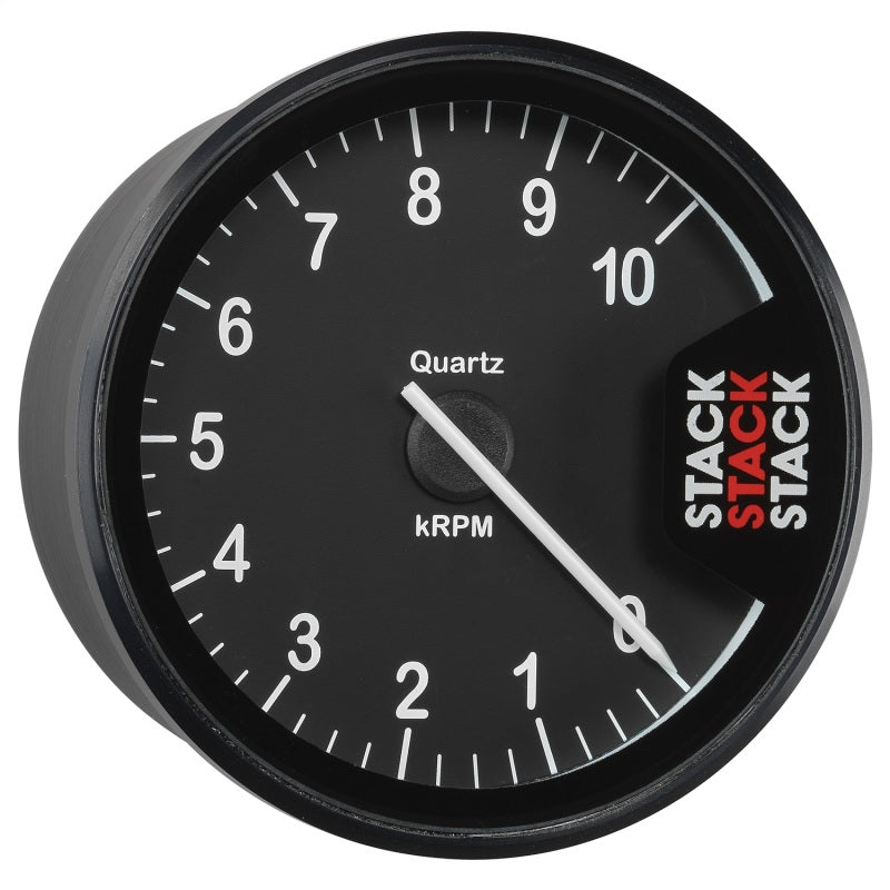 Autometer Stack Clubman Tachometer 80mm 0-10K RPM - Black ST200-010 ST200-010 User 5