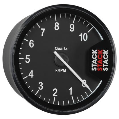 Autometer Stack Clubman Tachometer 80mm 0-10K RPM - Black ST200-010 ST200-010 User 5