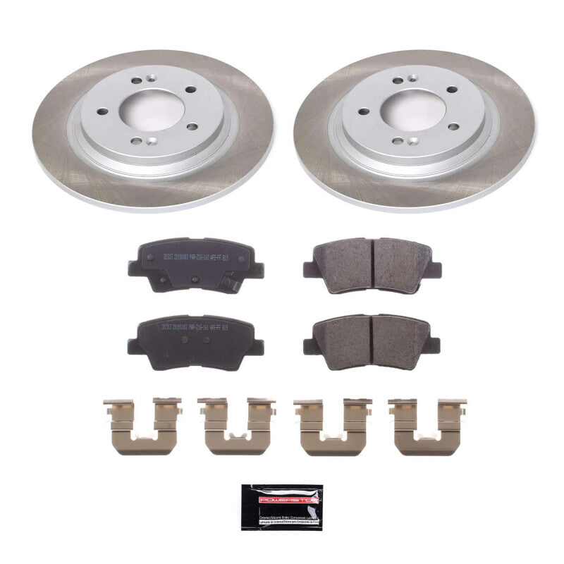 PowerStop Power Stop 17-20 Kia Soul EV Rear Semi-Coated Rotor Kit SC7524 SC7524 Photo - Primary