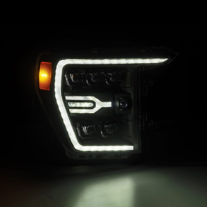 AlphaRex 21-22 Ford F-150 NOVA LED Proj Headlights Plank Style Blk w/Activ Light/Seq Signal 880137 880137 User 2