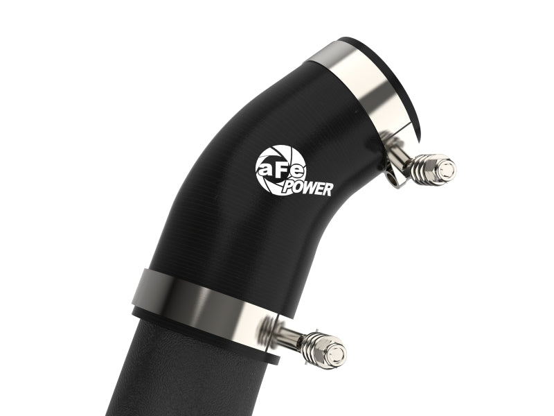 aFe Bladerunner 2.75in Aluminum Cold Charge Pipe Black VW GTI (MKVIII) 22-23 L4-2.0L (t) 46-20609-B 46-20609-B Photo - Close Up