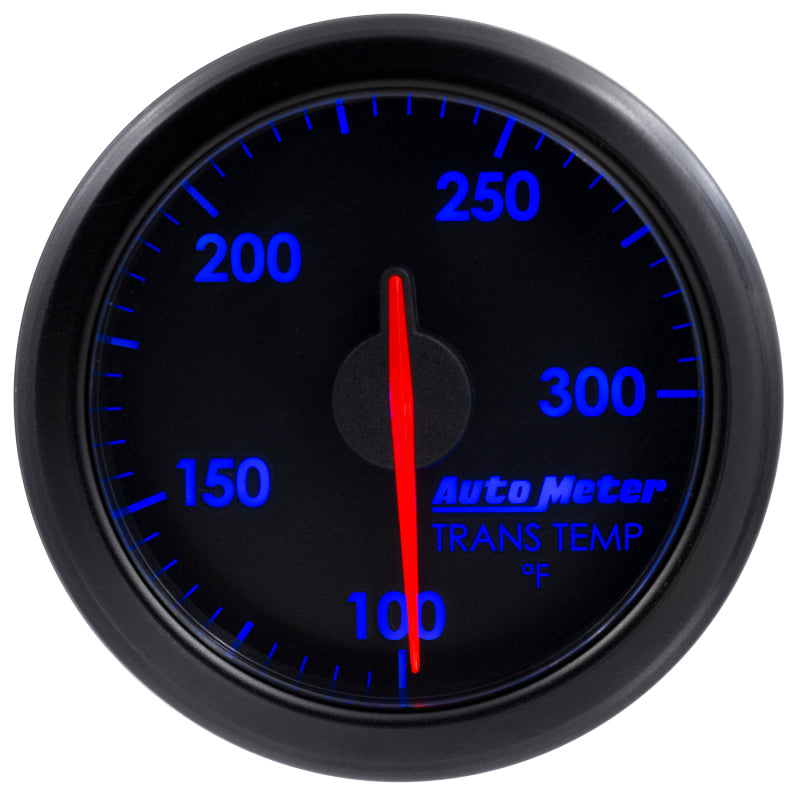 Autometer 2-1/16" Trans Temp, 100-300`F, Airdrive, Black 9157-T User 6