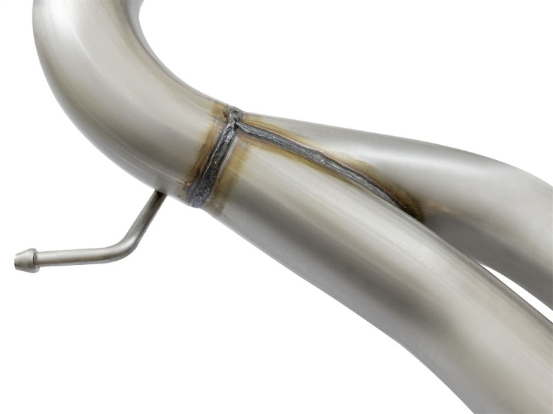 aFe Takeda 3in 304 Stainless Steel Cat-Back Exhaust System w/Polished Tip 49-33083-P Photo - Unmounted