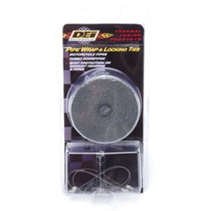 DEI Exhaust Wrap Kit - Pipe Wrap and Locking Tie - Black 10119 10119 Photo - in package