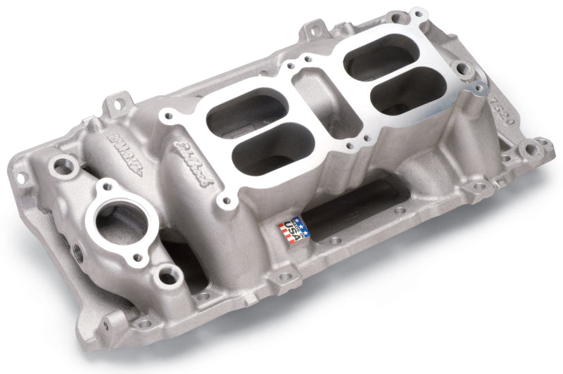 Edelbrock Manifold, Dual Quad, Rpm Air Gap, Bb Chevy Oval Port 7520 Photo - Unmounted