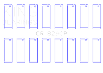 King Engine Bearings King IHC/FORD 420CI 6.9L / 445CI 7.3L 16V (Size Standard) Connecting Rod Bearing Set CR829CP CR829CP Photo - Primary