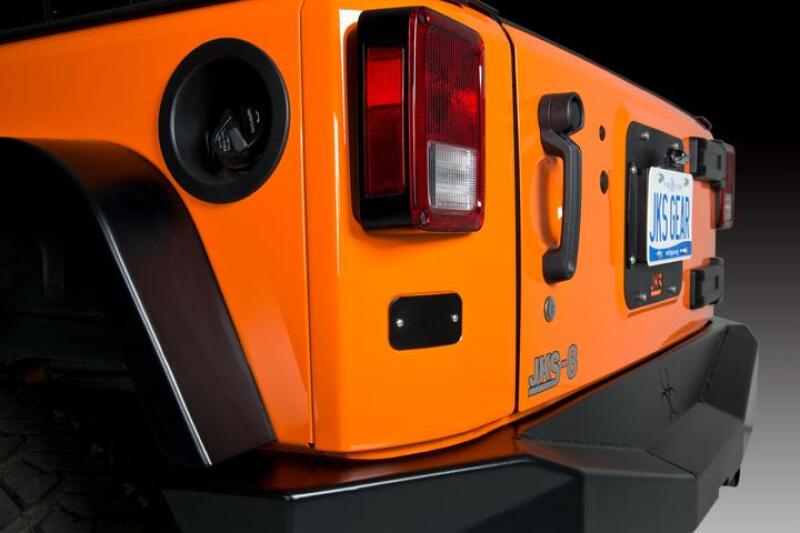 JKS Manufacturing 07-16 Jeep Wrangler JK License Plate Relocation Kit JKS8210 JKS8210 Photo - Primary