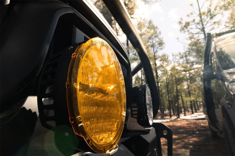 Rigid Industries 360-Series 9in LED Cover - Yellow 363682 363682 Photo - Mounted