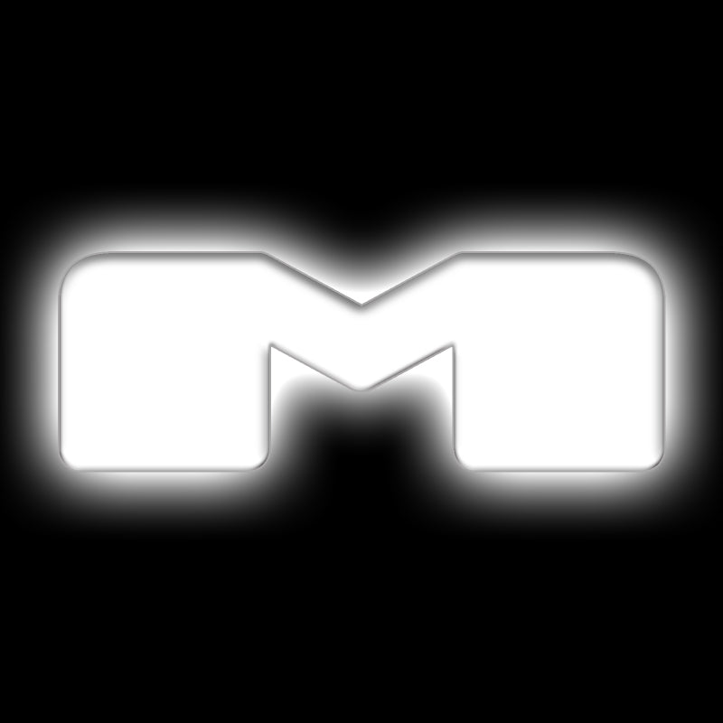 ORACLE Lighting Universal Illuminated LED Letter Badges - Matte White Surface Finish - M 3140-M-001 3140-M-001 Photo - Primary