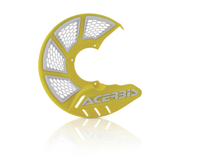 Acerbis X-Brake Vented Disc Cover - Yellow/White 2449491070 2449491070 Photo - Primary