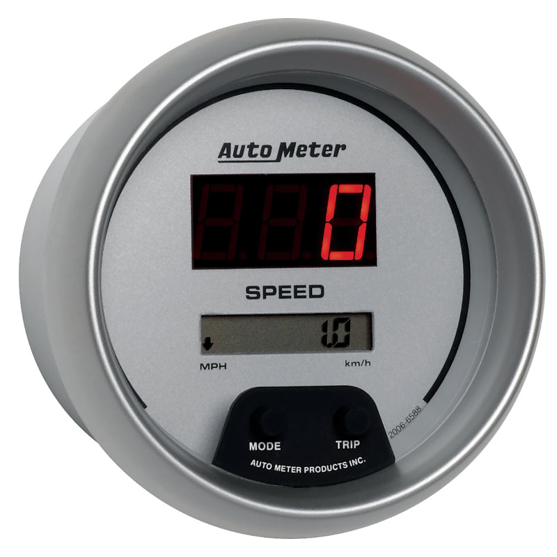 Autometer Ultra-Lite 3 3/8in 160 MPH Digital Speedo Gauge 6588 6588 User 3