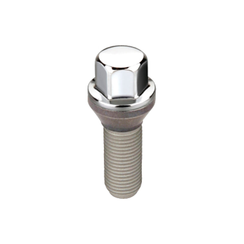 McGard Hex Lug Bolt (Cone Seat) M12X1.25 / 17mm Hex / 25.6mm Shank Length (Box of 50) - Chrome 69761 69761 Photo - Primary