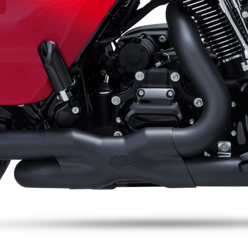 Vance and Hines Vance & Hines HD Dresser 09-16 Power Duals Black PCX Header Exhaust 46332 46332 User 1