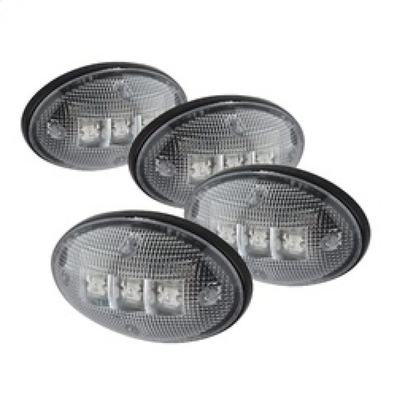 SPYDER Xtune Ford Superduty F250-F550 99-10 Dually Fender LED Side Fender Lights Clear ACC-LED-FDSD99-SL-C 9924651 9924651 Photo - Primary