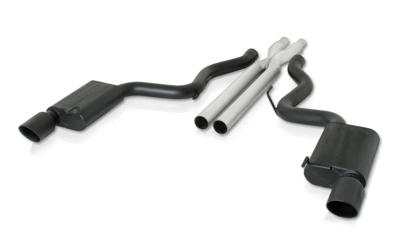 Gibson 2015 Ford Mustang GT Premium 5.0L 3in Cat-Back Dual Exhaust - Black Elite (Ceramic) 619016-B 619016-B Photo - Primary