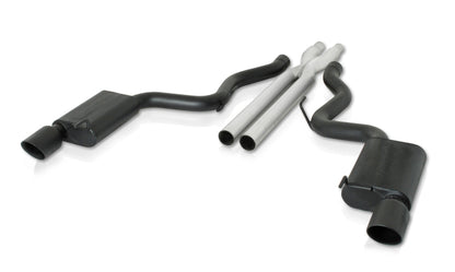 Gibson 2015 Ford Mustang GT Premium 5.0L 3in Cat-Back Dual Exhaust - Black Elite (Ceramic) 619016-B 619016-B Photo - Primary