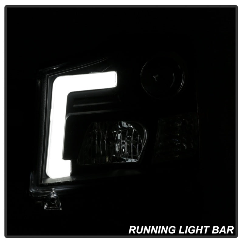 Spyder 04-15 Nissan Titan / 04-07 Nissan Armada V2 Projector Headlights - Black PRO-YD-NTI04-DRL-BK 5085504 5085504 Photo - Unmounted