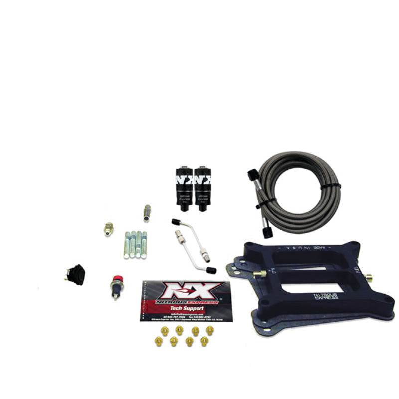 Nitrous Express 4150 Hitman 4-BBL Nitrous Kit (100-200HP) w/o Bottle 40040-00 40040-00 Photo - Primary