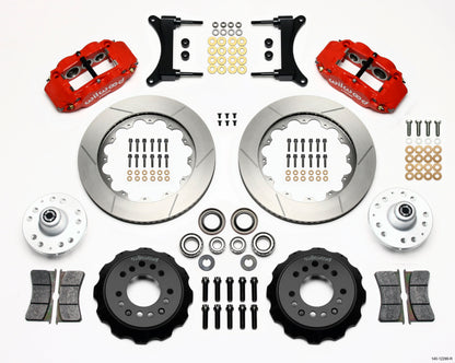 Wilwood Narrow Superlite 6R Front Hub Kit 14.00in Red 79-87 GM G Body 140-12299-R 140-12299-R Photo - Primary