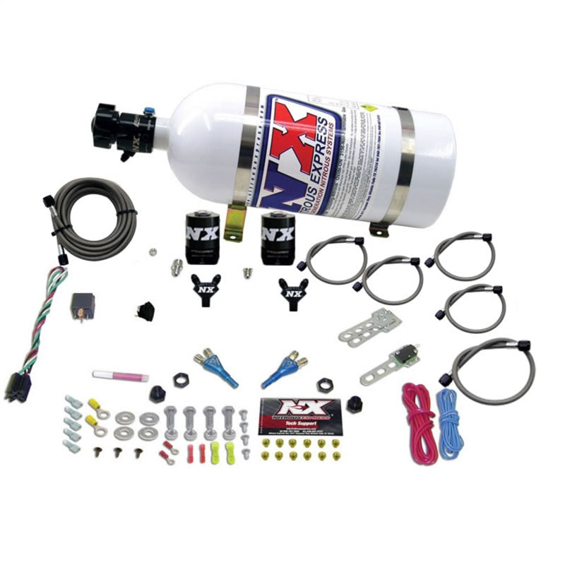 Nitrous Express BMW EFI All Dual Nozzle Nitrous Kit (50-300 HP) w/10lb Bottle 20816-10 20816-10 Photo - Primary
