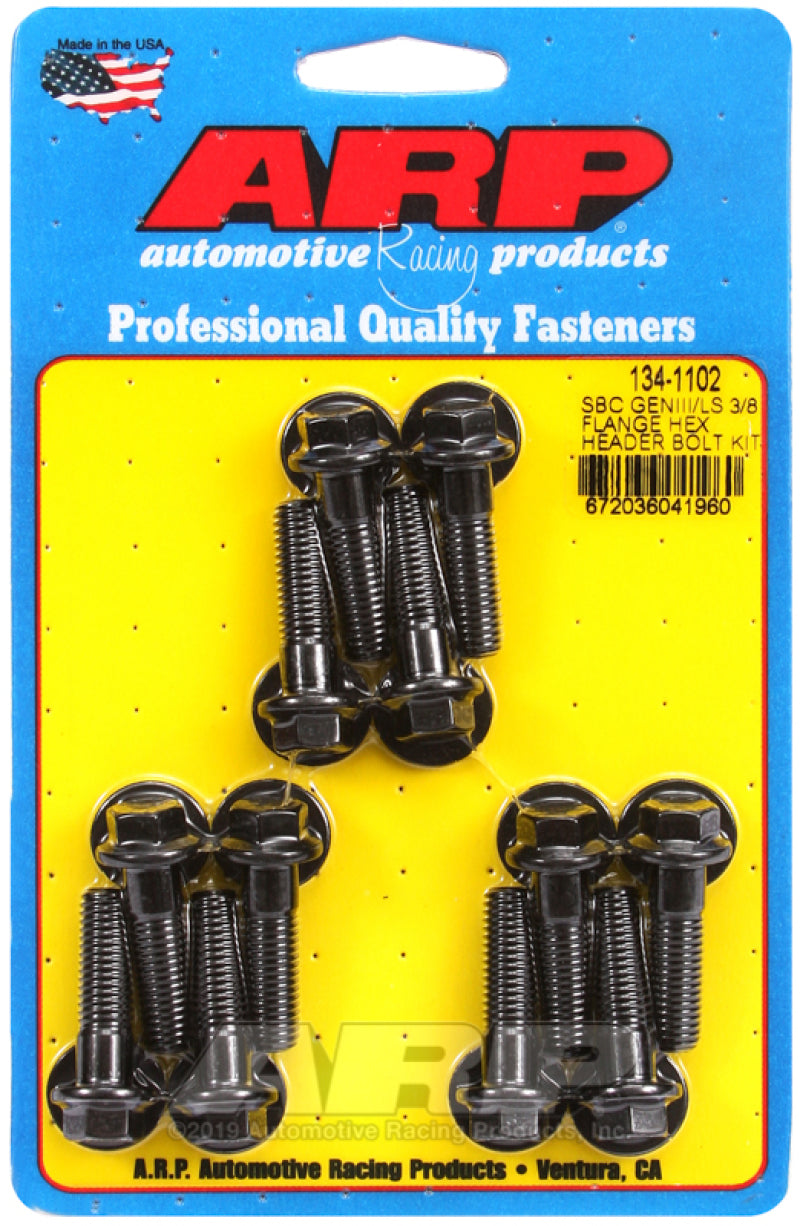 ARP SB Chevrolet GENIII LS 3/8 Flange Header Bolt Kit 134-1102 User 1
