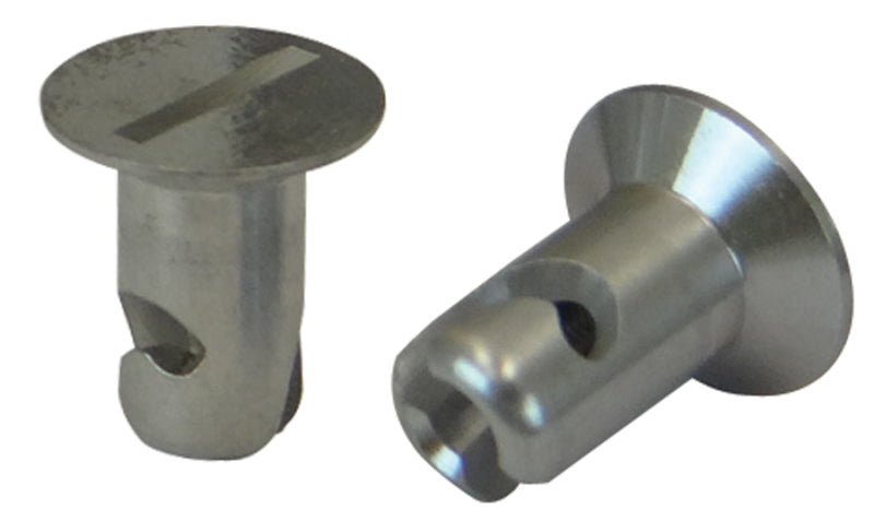 Moroso Quick Fastener - Flush Head - 5/16in x .450in - Aluminum - 10 Pack 71296 71296 Photo - Primary