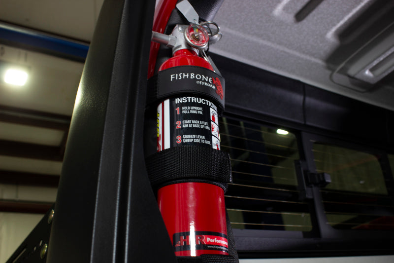 Fishbone Offroad Padded Roll Bar Black Fire Extinguisher Holder FB55154 FB55154 Photo - lifestyle view
