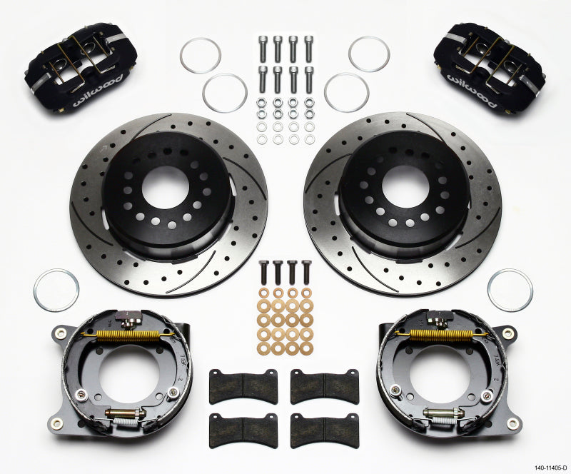 Wilwood FDP-LP 11.00" P-Brake Kit,Drilled,55-57 Chevy 2.34"Offset 140-11405-D Photo - Primary