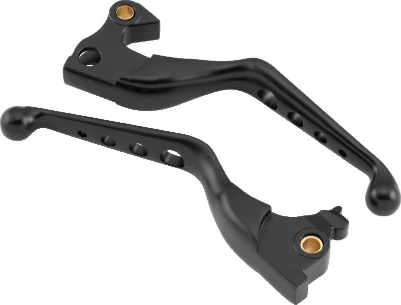 Bikers Choice 14-Up XL Black O Series Holed Lever Set 490978 490978 Photo - Primary