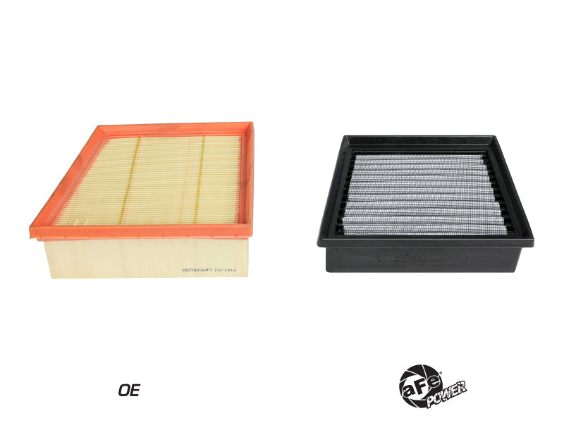aFe MagnumFLOW Pro DRY S OE Replacement Filter 14-19 Ford Fiesta 1.6L Turbo 31-10307 31-10307 Photo - Unmounted