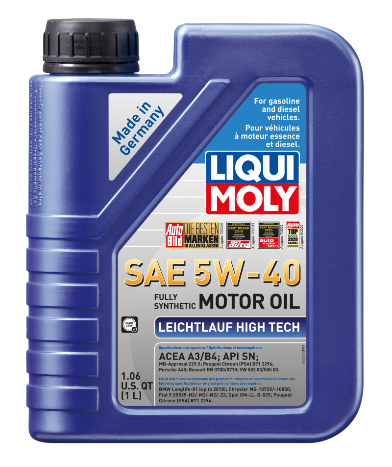 LIQUI MOLY LQM Motor Oil - Leichtlauf Oils & Oil Filters Motor Oils main image