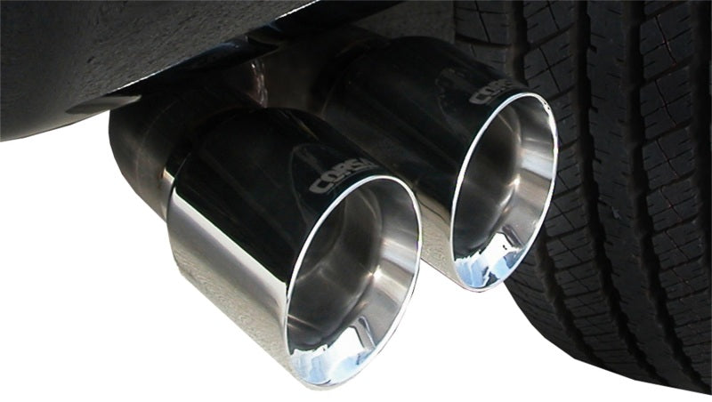 Corsa Performance 02-06 Chevrolet Avalanche 5.3L V8 Polished Sport Cat-Back Exhaust 14250 Photo - Mounted