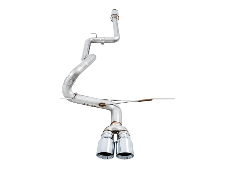 AWE Tuning Ford Focus ST Track Edition Cat-back Exhaust - Chrome Silver Tips 3020-32034 3020-32034 Photo - out of package