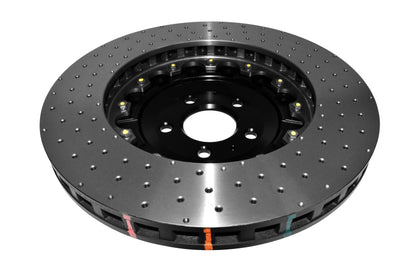 DBA 07-11 Audi S6 Front 5000 Series Cross Drilled Rotor w/Black Hat 52778BLKXD 52778BLKXD Photo - out of package