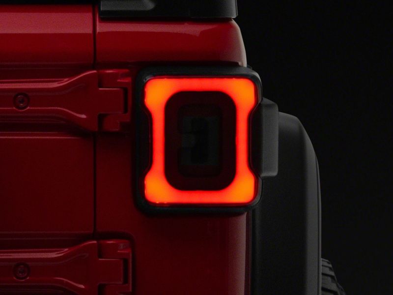 Raxiom 18-23 Jeep Wrangler JL Axial Series Carver LED Tail Lights- Blk Housing (Smoked Lens) J164243-JL J164243-JL Photo - Close Up