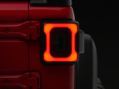 Raxiom 18-23 Jeep Wrangler JL Axial Series Carver LED Tail Lights- Blk Housing (Smoked Lens) J164243-JL J164243-JL Photo - Close Up