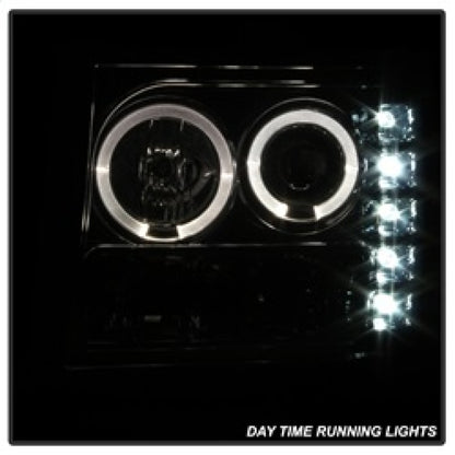 Spyder GMC Sierra 1500/2500/3500 07-13 Projector Headlights LED Halo- LED Smoke PRO-YD-GS07-HL-SM 5010629 5010629 Photo - Unmounted