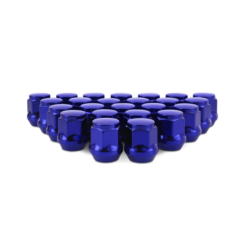 Mishimoto Steel Acorn Lug Nuts M14 x 1.5 - 24pc Set - Blue MMLG-AC1415-24BL MMLG-AC1415-24BL User 1